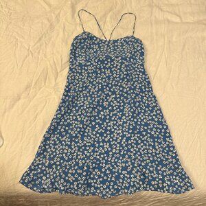 Zara Floral Strappy Dress Size 6